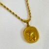 Golden Rose Necklace