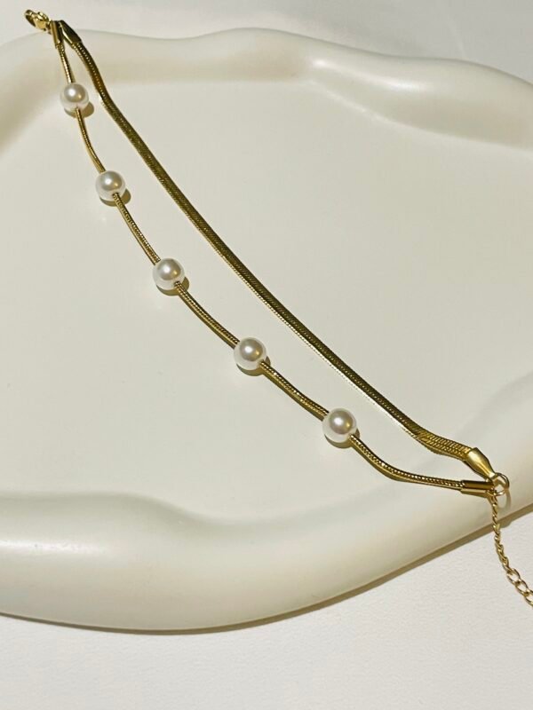 DUO ELEGANCE WITH PEARL BRACELET - Image 2