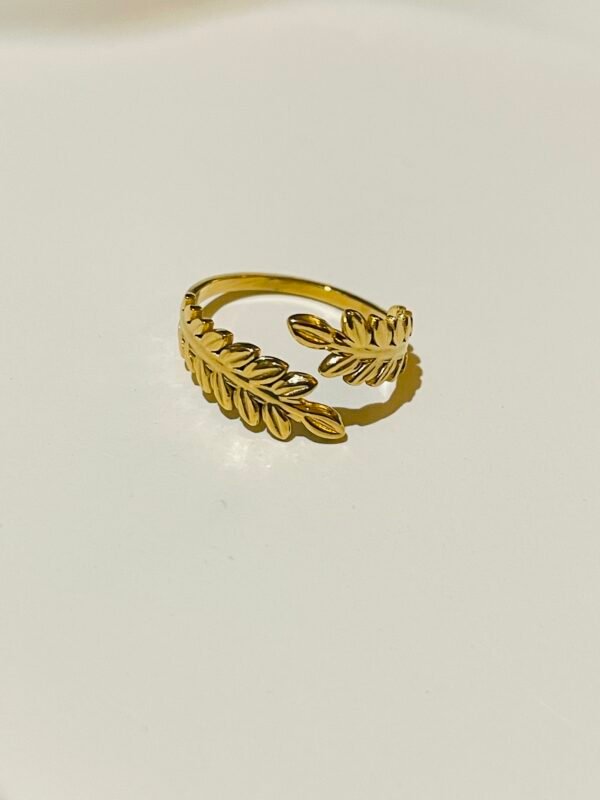 GOLDEN LEAF RING - Image 2